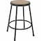 Lorell Metal Shop Stool, 24" Height, 275lb Capacity, MDF Seat LLR83080 - alternate 1