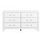 Homeroots 58" White Wood Six Drawer Double Dresser 564675 - alternate 6