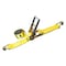 Tie 4 Safe 3'' x 30' Ratchet Strap w/ Wire J Hook. WLL: 5,400 LBS Yellow RT20R-1530-W20-Y-1 - alternate 1