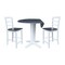 Whitewood Industries Extension Dining Tables, 45 in L, 38 in H, Parawood, 3 Piece K05-42DPT-23-S402-2 - alternate 5