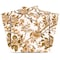 Homeroots 6" x 6" Gold And White Vinyl Arabesque Peel And Stick Removable Tiles 571302 - alternate 7