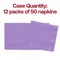 Smarty Had A Party Durable Luscious Lavender Paper Beverage/Cocktail Napkins, 600PK 139186154-CASE - alternate 5