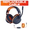 Delton Ascent Replacement 3.5mm Cable for Kids Learning Computer Headset Headphones 3-Pack, Orange S35 - alternate 4