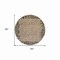 Homeroots 8' Gold Round Animal Print Washable Indoor Outdoor Area Rug 607646 - alternate 5