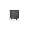 Homeroots 30" Gray Three Drawer Nightstand 488766 - alternate 3
