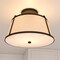 Vaxcel Marion 2-Light Black Mid-Century Modern Drum Semi Flush Mount Ceiling Fixture C0329 - alternate 5