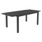 Leisuremod Marlin 78 in Aluminum Extendable Dining Table, 330 lb Capacity, Seats 8, Weatherproof MDT78BL - alternate 7