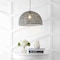 Jonathan Y Campana 20" 1-Light Bohemian Modern Woven Rope/Iron LED Pendant, Gray JYL6504D - alternate 6