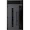 Vdomdoors Front Exterior Prehung Steel Door Ronex0130 Grey 96 Sidelight and Transom Window Sidelite Entry RONEX0130EXD-GRE-W36+14xH96+16-RH-I - alternate 1