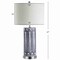 Jonathan Y Sulka 27 in. Ceramic/Iron Contemporary USB Charging LED Table Lamp, Navy/Chrome, 2PK JYL6615A-SET2 - alternate 8