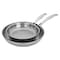 Henckels Clad H3 2-pc Stainless Steel 8-in & 10-in Fry Pan Set 1023645 - alternate 1