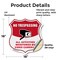 Signmission No Trespassing Shield Sign All Activitie, 18 Inch X 18 Inch, Vinyl Decal SHI-D-18-421 - alternate 2