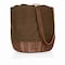 Picnic Time Family Of Brands Coronado Canvas and Willow Basket Tote, Khaki Green with Brown Accents 203-00-140-000-0 - alternate 7