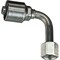 Gates Female JIC 37 Flare Swivel - 90 Bent Tube MegaCrimp G25181-0604 - alternate 3
