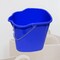 Tuff Stuff Products SB17SBL 17 qt. Square Utility Bucket; Sky Blue SB17SBL - alternate 2