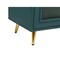 Homeroots 60" Teal Blue Ribbed Texture Sideboard with Four Doors 568416 - alternate 6