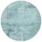 Homeroots 8' Blue And Ivory Round Abstract Washable Indoor Outdoor Area Rug 602745 - alternate 4