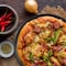 Emporio Kitchen Non-Stick Pizza Pan, 13in Carbon Steel, Perforated, Gray Coating, Oven Safe, 2PK EKPIZP22X - alternate 3