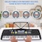 Pyle PyleElectric Keyboard 61 Keys - Portable Digital Musical, 10 Rhythms, 16 Tones, Wired Microphone PKBRD6112 - alternate 5