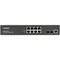 Rocstor SOLIDCONNECT SCM8 8-PORT POE+ GIGABIT L2 MANAGED ETHERNET SWITCH & 2 GIGABIT SFP Y10S009-B1 - alternate 4