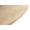 Homeroots 60" Natural and Brown Rounded Solid Wood Pedestal Base Dining Table 563913 - alternate 8