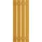 Ekena Millwork True Fit PVC, Four Board Spaced Board-n-Batten Shutters, Turmeric , 23W x 48H, PR TFP101SBF23X048TU - alternate 7