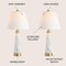 Jonathan Y Travis 26.5" Marble/Iron Gold Modern Column LED Table Lamp, White, 2PK JYL5055A-SET2 - alternate 5