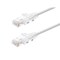 Monoprice Slim Cat6 Utp Cable, 20 ft.White 13555 - alternate 1