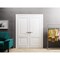 Sartodoors Slab Barn Door Panel 36 x 80in, White Silk, Sturdy Finished Interior Doors, Pocket Closet Sliding LUCIA8831S-WS-36 - alternate 4