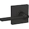 Schlage F Series Latitude Lever Collins Matte Black Bed & Bath Lock F40GLAT622COL - alternate 4