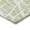 Homeroots 5' X 8' Green and White Abstract Washable Non Skid Indoor Outdoor Area Rug 559626 - alternate 4