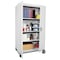 Sandusky Lee Heavy Duty Mobile Welded Steel Storage Cabinet, 36x24x66, Dove Gray TA3R362466-05 - alternate 1