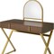 Homeroots 42" Vanity Table with Mirror 486498 - alternate 4