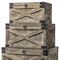 Homeroots Set Of Three Brown Wooden Storage Boxes, 3PK 392583 - alternate 6