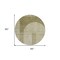 Homeroots 8' Taupe Beige And Tan Round Geometric Washable Indoor Outdoor Area Rug 582742 - alternate 6