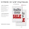 Signmission Everything Must Go Sale, Vinyl Decals Only 24 Inch x 36 Inch, Vinyl Decal, 2PK DSB-2436-2PACK-Everything Must Go Sale - alternate 2