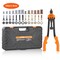 Vevor Rivet Nut Tool 16in Rivnut Tool Kit 13 PCS Mandrels and 186 PCS Rivet Nuts, 13PK DY-8804 - alternate 1