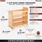 Rev-A-Shelf Maple Wood; Steel, Natural Maple, 11.75 in W, 19.43 in H, 21.63 in D 448-BDDSC-11C - alternate 5