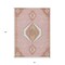 Homeroots 3' X 5' Pink Green And Ivory Oriental Washable Indoor Outdoor Area Rug 598436 - alternate 5