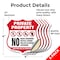 Signmission Private Property Shield Sign No Skateboa, 4 inch X 4 inch, Vinyl Decal, 5PK SHI-D-5PACK-4-442 - alternate 4