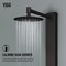 Vigo 58 in. H x 4 in. W 4-Jet Shower Panel System with Round Head and Hand Shower Wand, Matte Black VG08018MB - alternate 3