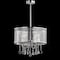 Jonathan Y Avah 17" Metal/Crystal Adjustable LED Drop Chandelier, Chrome JYL7466A - alternate 10