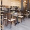 Flash Furniture HERCULES Vertical Slat Back Walnut Wood Restaurant Chair - Tan Vinyl Seat XU-DGW0008VRT-WAL-TNV-GG - alternate 8