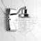 Jonathan Y Orleans 7" 1-Light Iron/Glass schoolhouse LED Vanity Light, Chrome JYL3530A - alternate 8