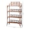 Bali & Pari Aleya Marbled Tortoise Natural Rattan Display Shelf 268-14753-ZORO - alternate 5