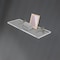Fab Glass And Mirror Acrylic Shelf 6 x 14.5inces Brushed Nickel Bracket 3/4in Thickness Acrylic Pack of 2 AS19SC-6x14BN2P - alternate 5