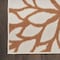 Homeroots 5' X 7' Ivory Green And Blue Indoor Outdoor Area Rug 527607 - alternate 7