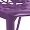 Leisuremod Modern Devon Aluminum Chair, Purple, 4PK DC23PU4 - alternate 6
