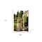 Homeroots 72" Green Canvas Folding Three Panel Screen Room Divider 274663 - alternate 3