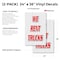Signmission We Rent Trucks, Vinyl Decals Only 24 Inch x 36 Inch, Vinyl Decal, 2PK DSB-2436-2PACK-We Rent Trucks - alternate 2